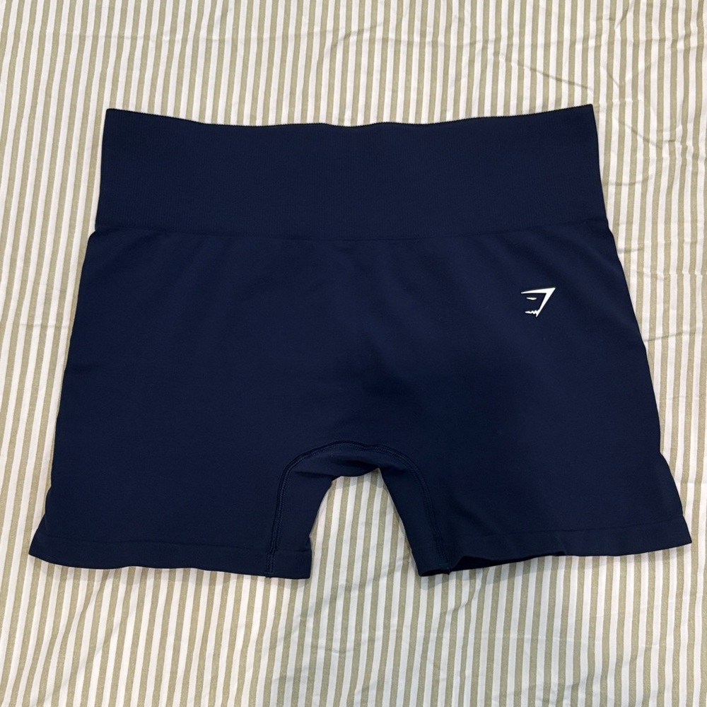 Gymshark Everyday Seamless Bike Shorts - Navy